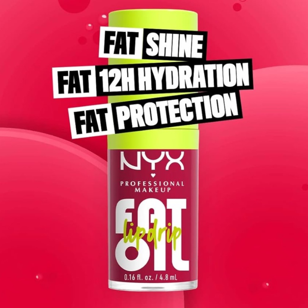 NYX Lip Drip Gloss - Newsfeed Sheer tinted Fat Oil